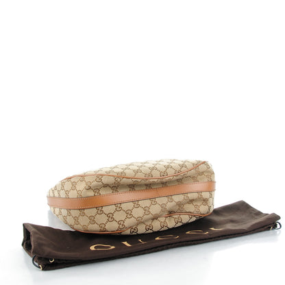 Gucci Monogram Medium GG Twins Hobo Tan 4 of 7