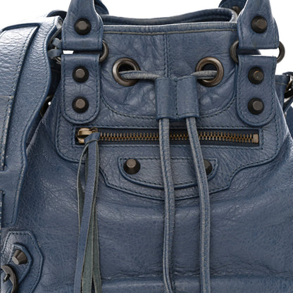 Balenciaga Agneau Classic Hardware Mini Pompon Bleu Persan 9 of 15