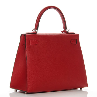 Hermes Epsom Kelly Sellier 28 Rouge Casaque 3 of 11