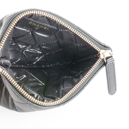 Chanel Lambskin Quilted Coin Purse Black 5 of 7