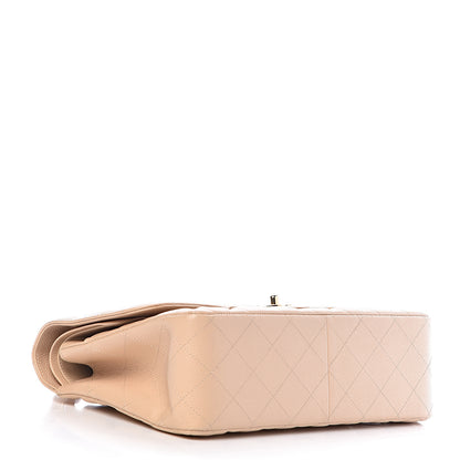 Chanel Caviar Quilted Jumbo Double Flap Beige Clair 4 of 10