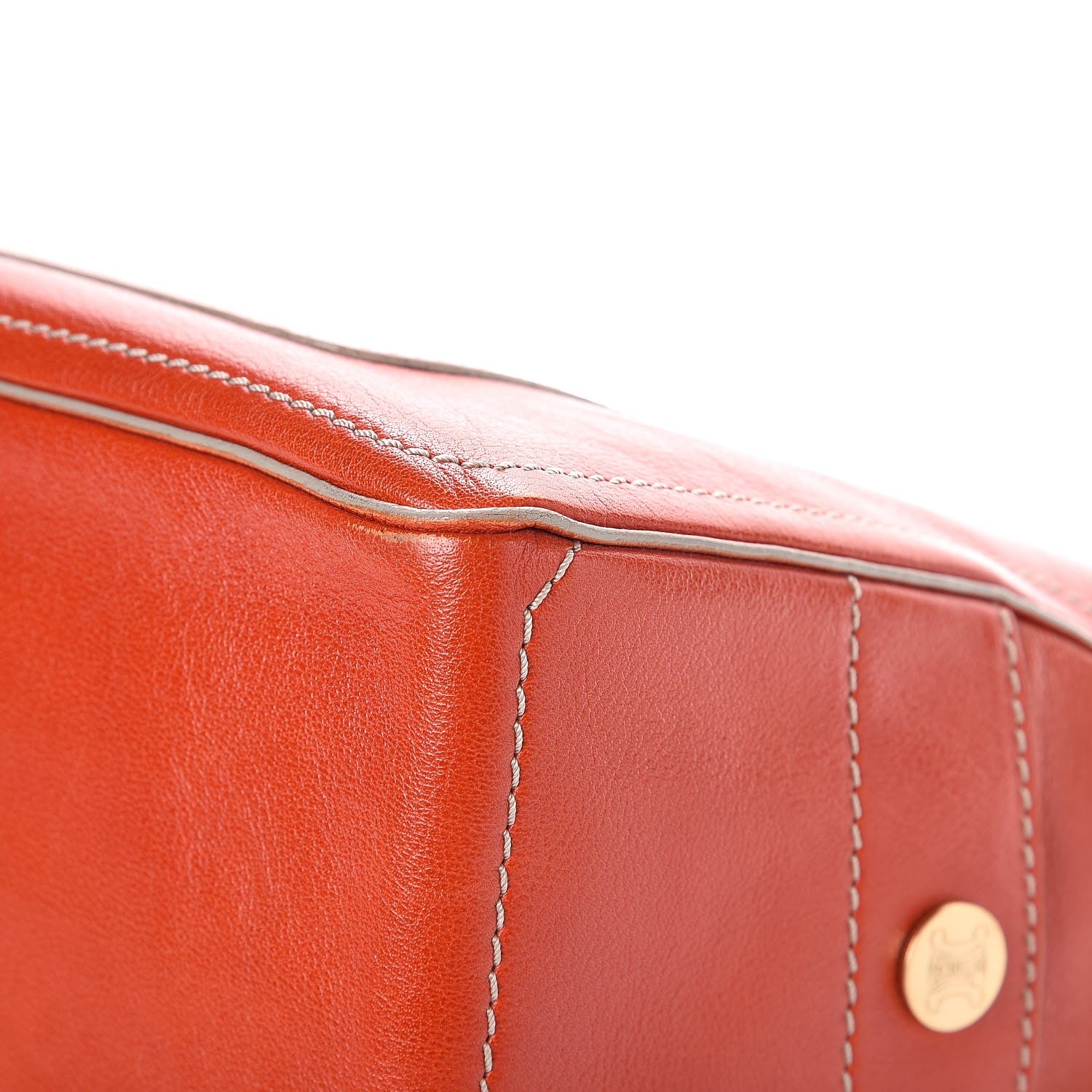 Celine Buffalo Boogie Satchel Vermillion 11 of 12