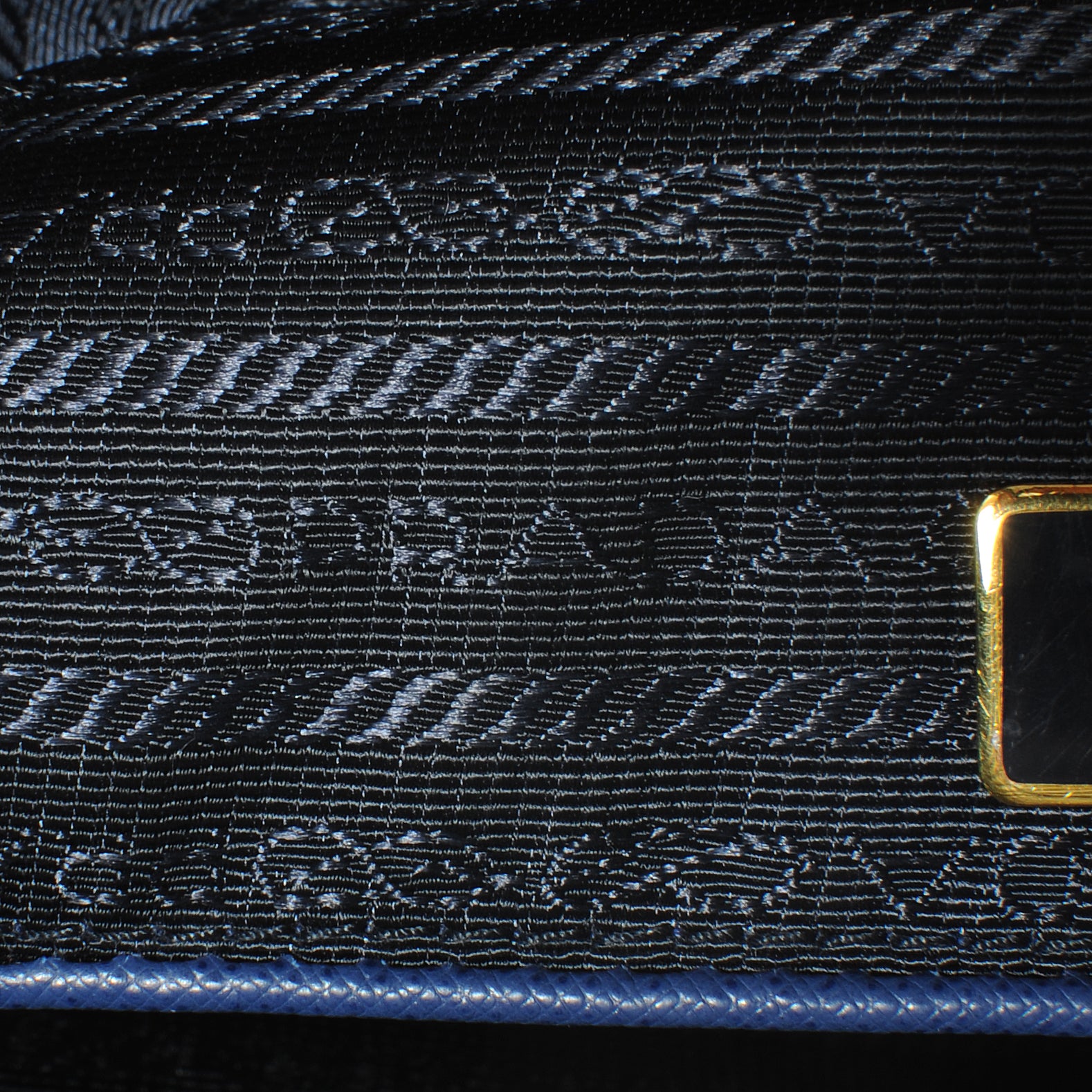 Prada Saffiano Lux Medium Tote Bluette 9 of 10