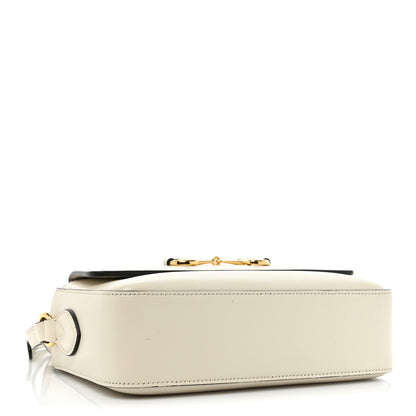 Gucci Azalea Calfskin Small Horsebit 1955 Shoulder Bag Mystic White 4 of 17