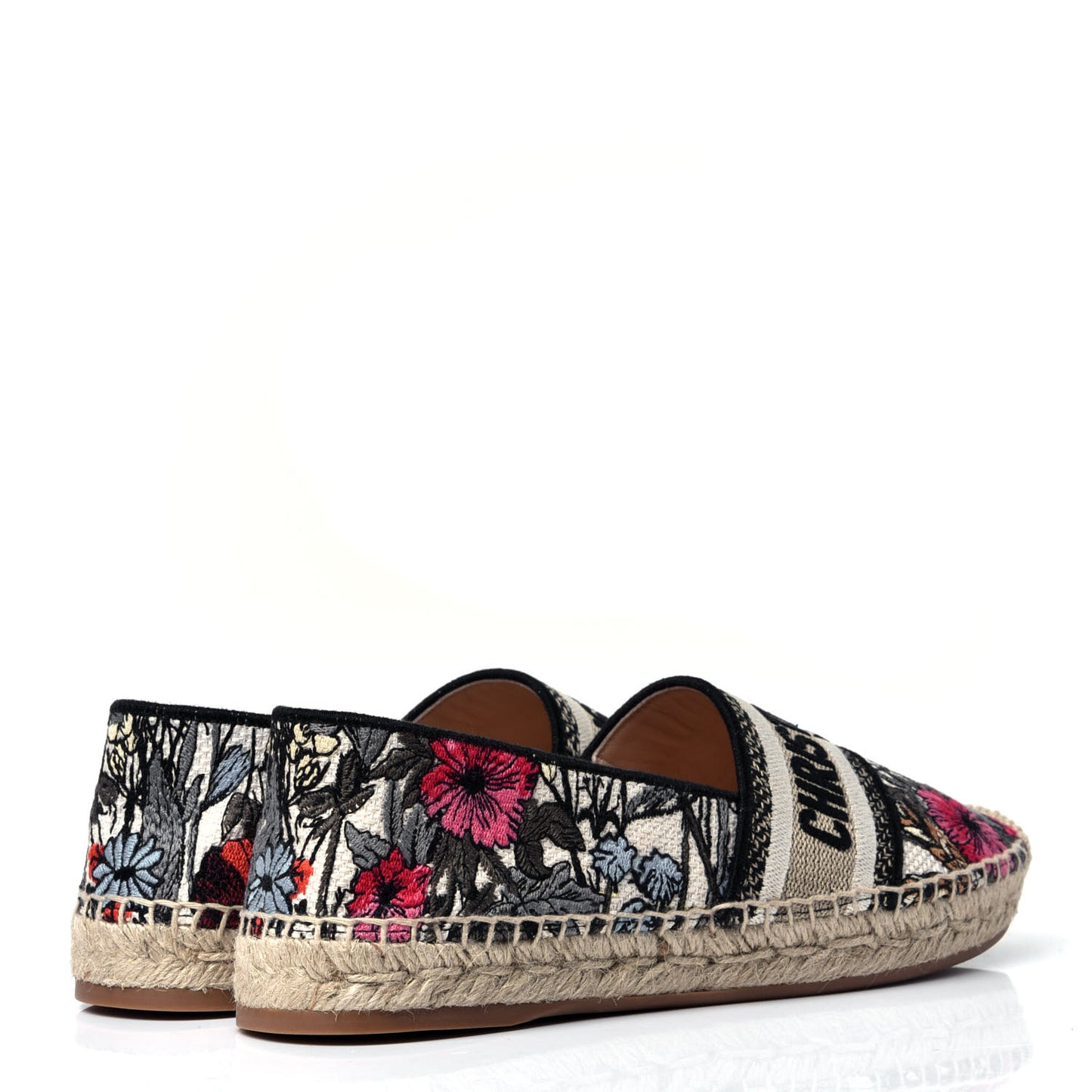 Embroidered Mille Fleurs Granville Espadrille 37.5 Multicolor