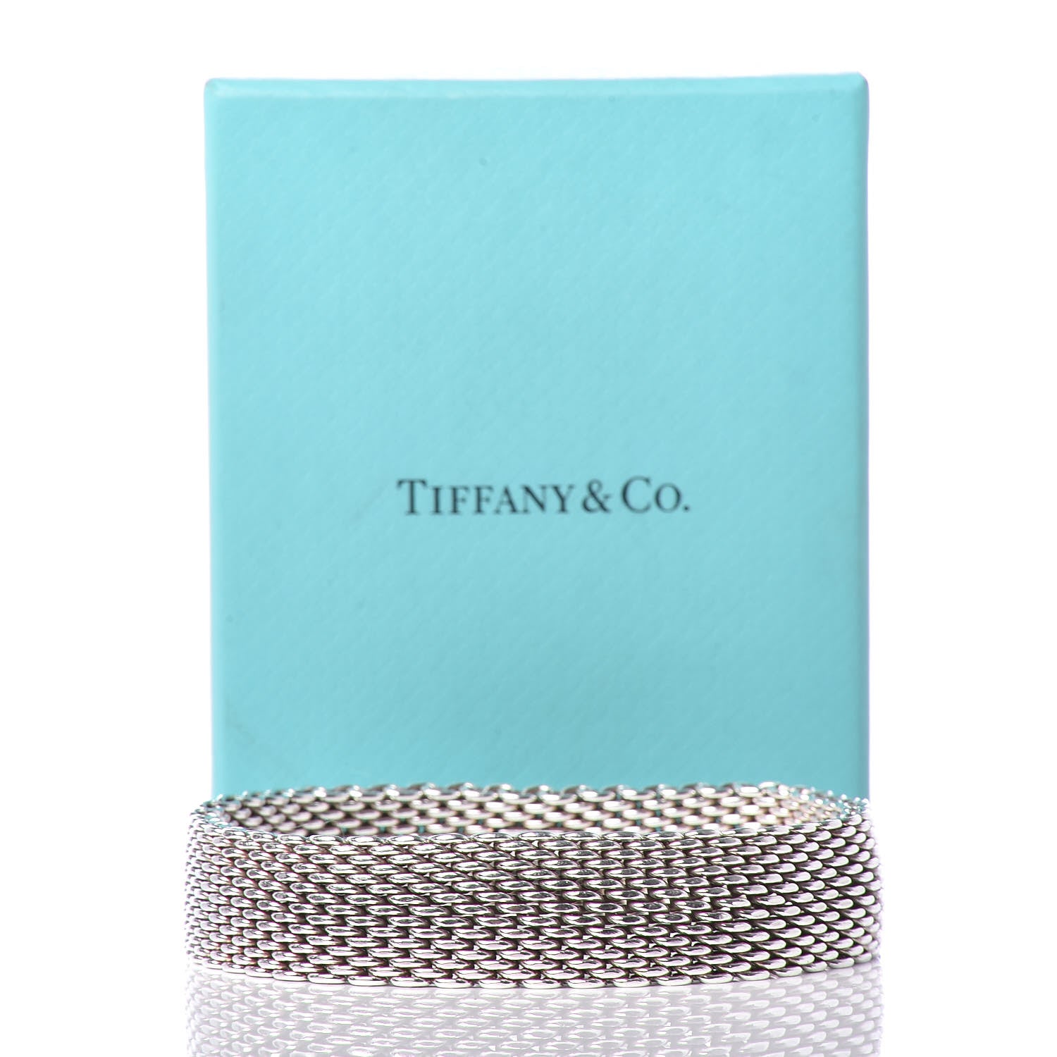 Tiffany Sterling Silver Somerset Mesh Bracelet 5 of 5