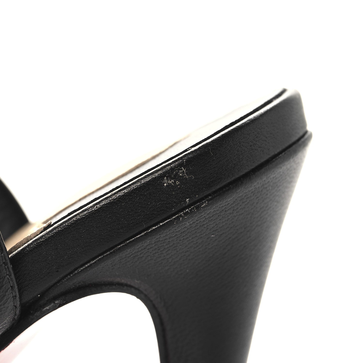 Christian Louboutin Nappa Loubi Queen Alta 150 Platform Sandals 37.5 Black 9 of 9
