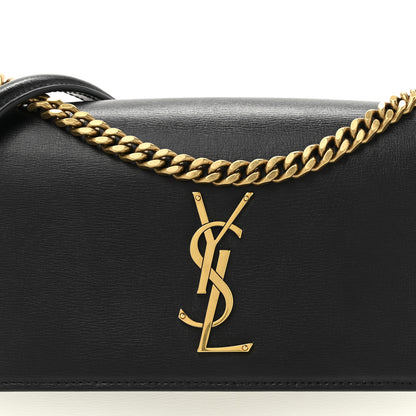 Saint Laurent Calfskin Bi-Color Medium Monogram Sunset Black Pearl White 8 of 13