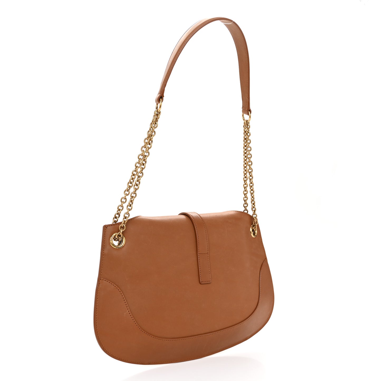 Smooth Calfskin Small Sienna Shoulder Bag Brick