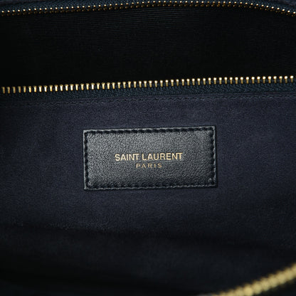 Saint Laurent Calfskin Large Sac De Jour Carryall Midnight Blue 6 of 7