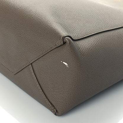 Celine Grained Calfskin Small Vertical Cabas Taupe 8 of 9