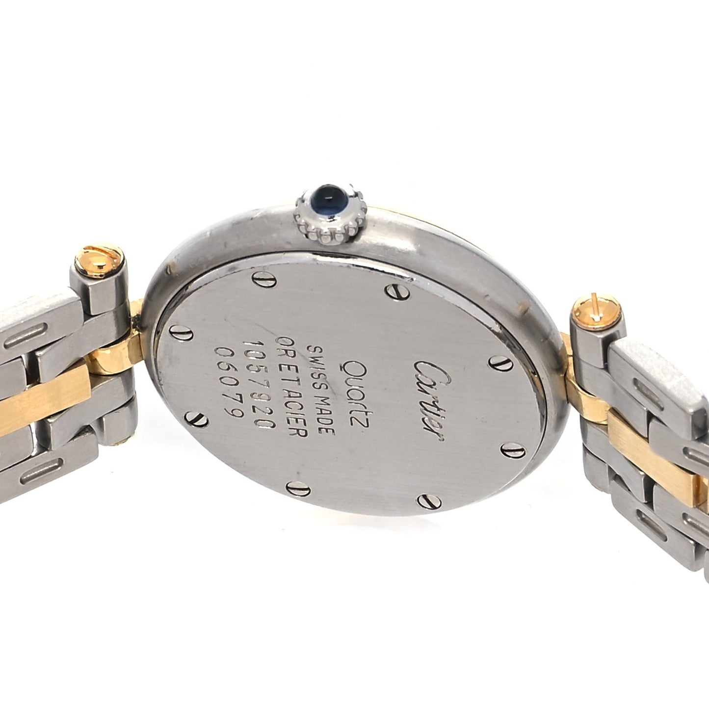 Stainless Steel 18K Yellow Gold 24mm Panthere Vendome Quartz Watch