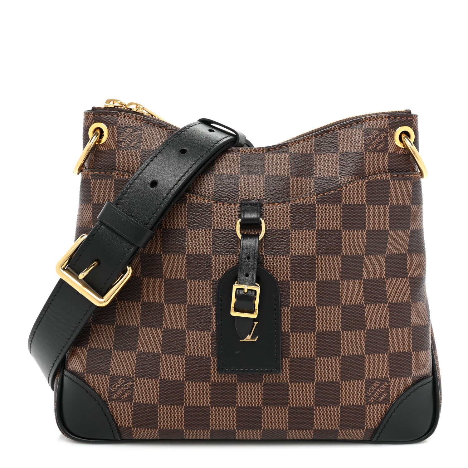 Louis Vuitton Damier Ebene Odeon PM Black 1 of 8