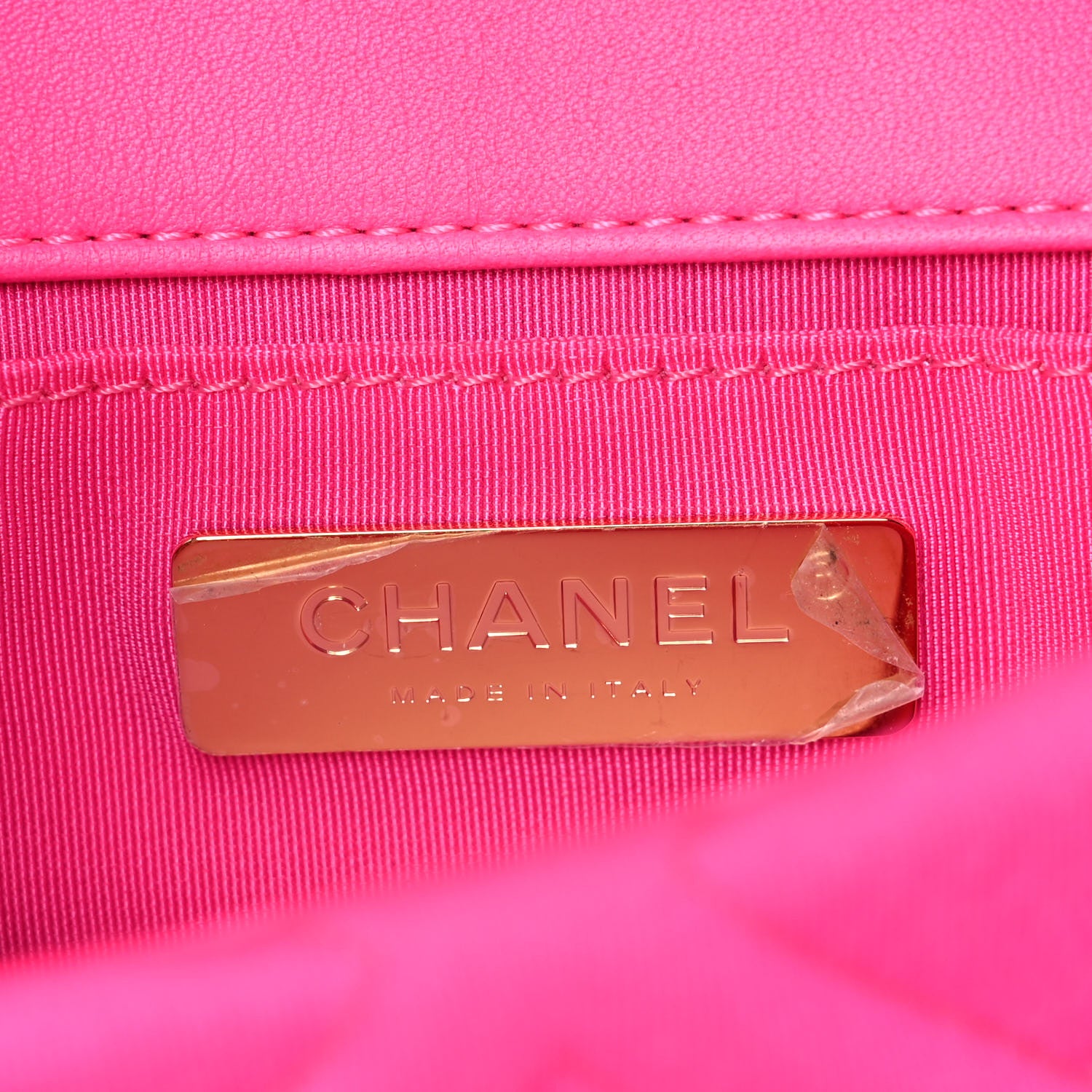 Chanel Jersey Quilted Chanel 19 Waist Bag Pink 5 of 10