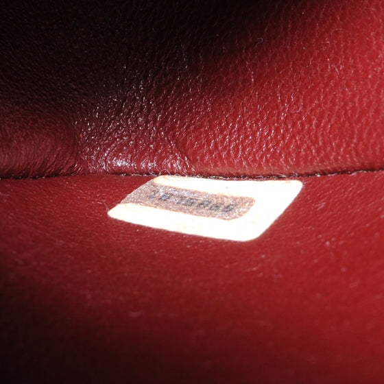 Lambskin Medium Single Flap Black