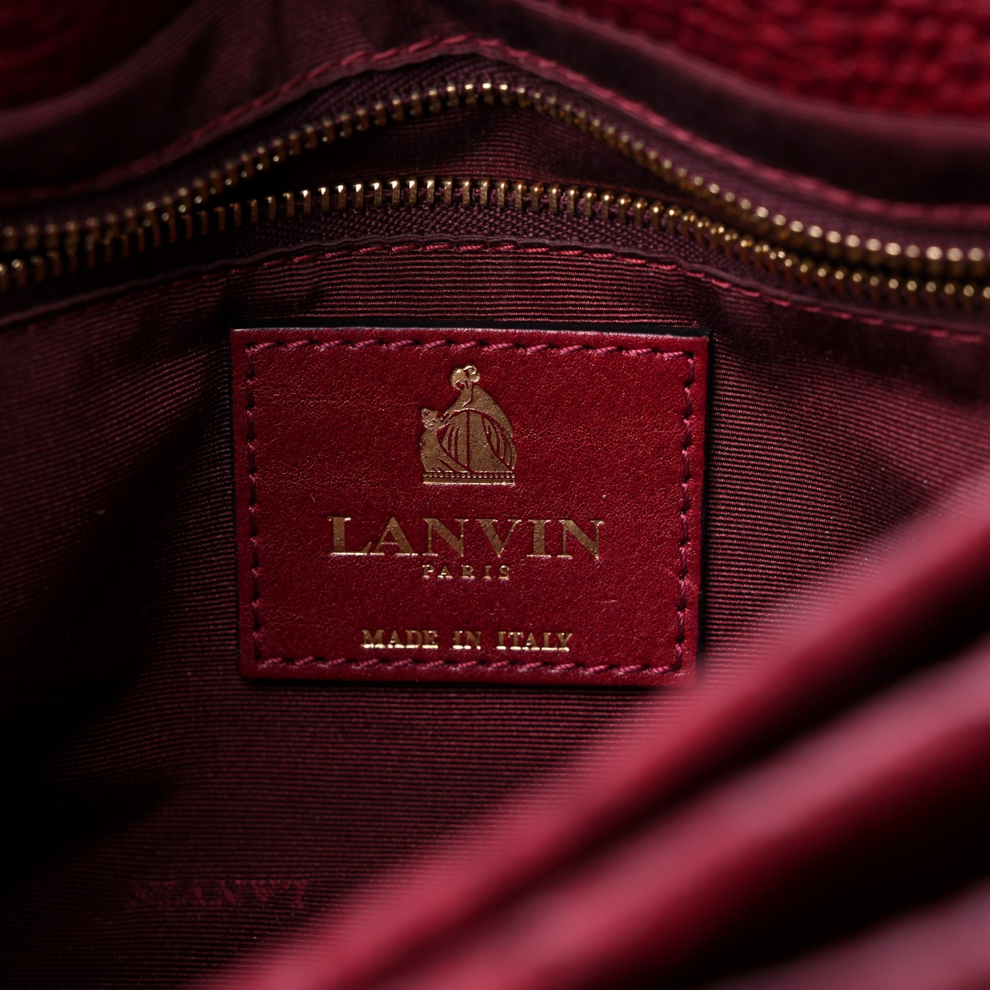 Medium Sugar Flap Shoulder Bag Burgundy