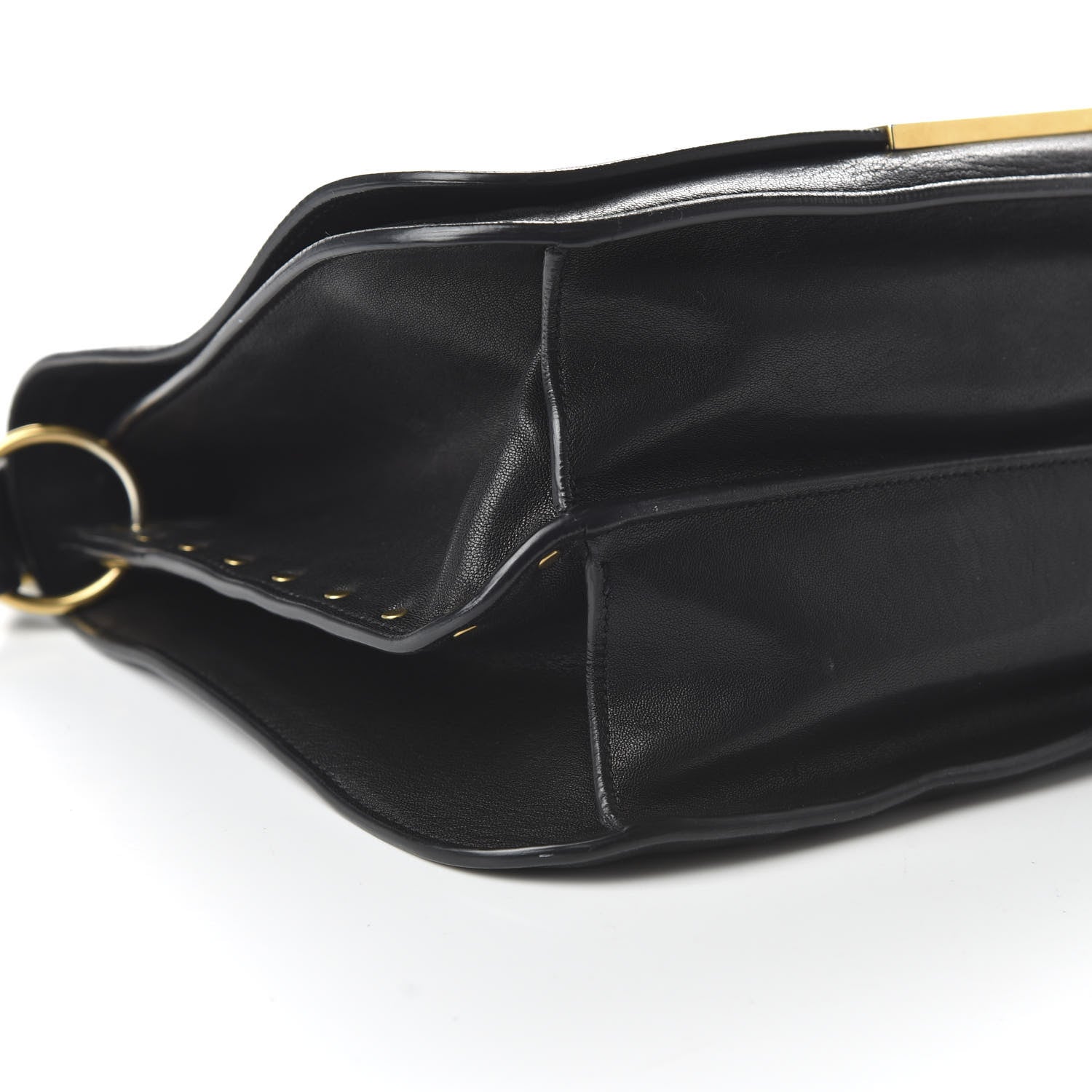 Saint Laurent Lambskin Amalia Flap Shoulder Bag Black 6 of 9