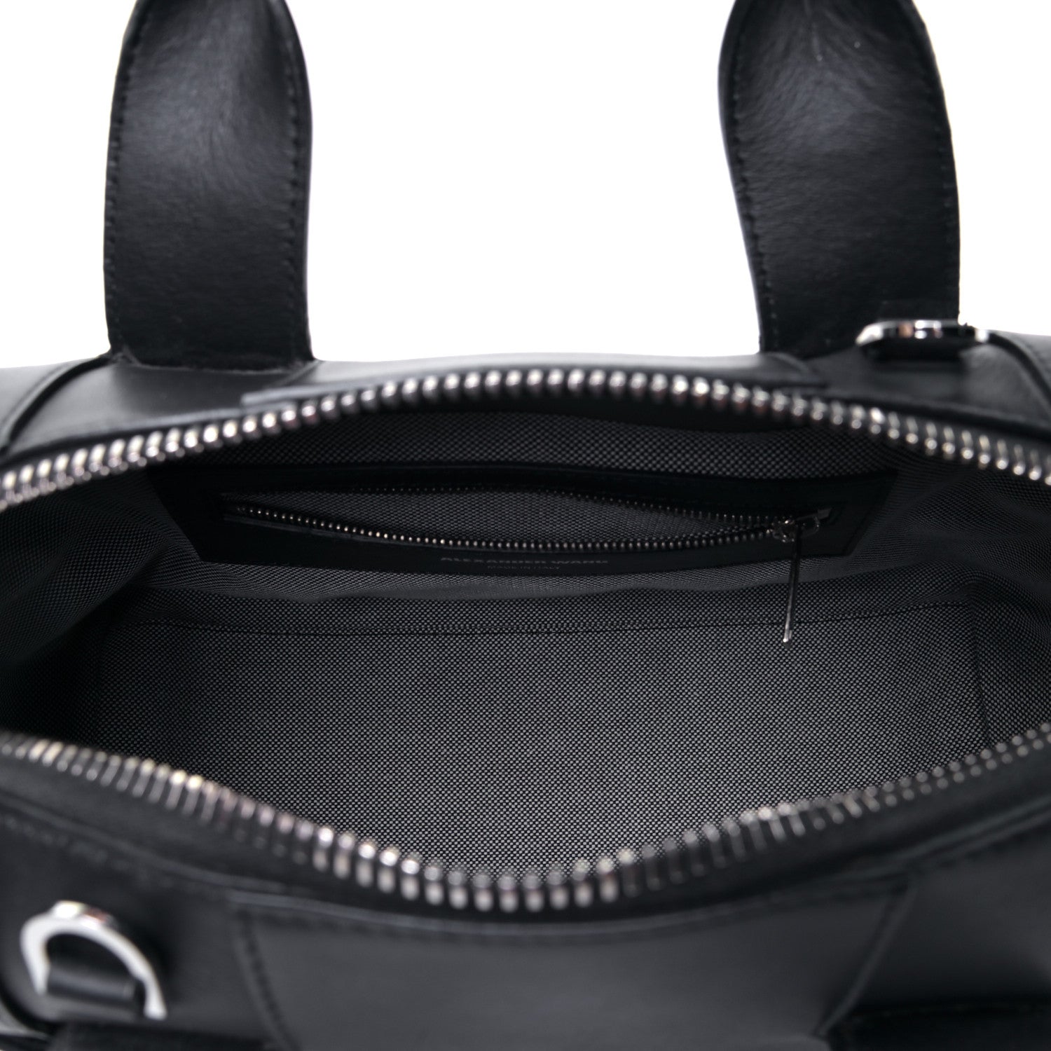 Alexander Wang Calfskin Small Rogue Satchel Black Silver Hardware 4 of 5