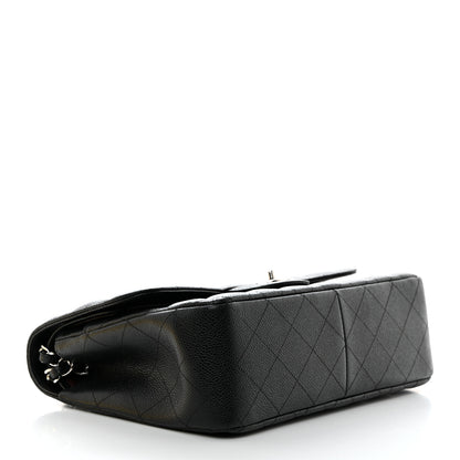 Chanel Caviar Quilted Jumbo Double Flap Black 4 of 11