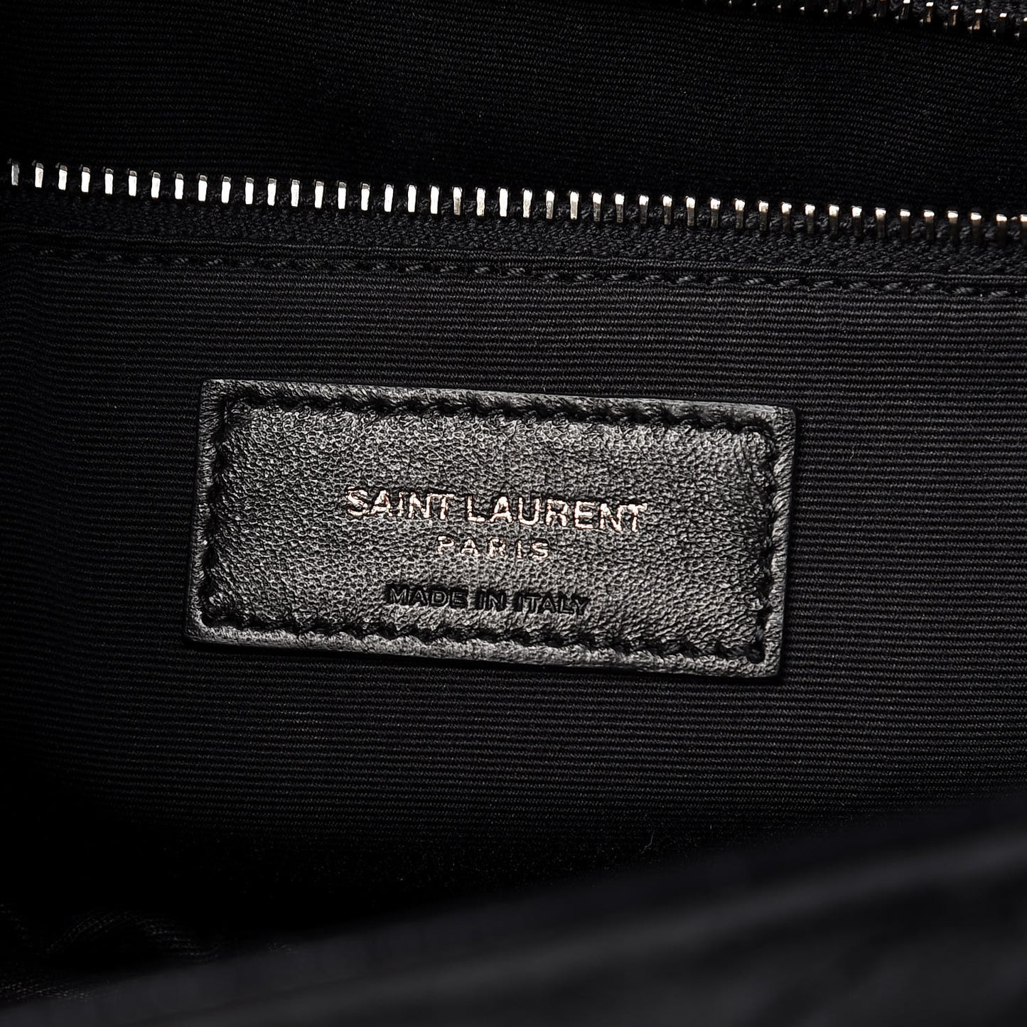Crinkled Calfskin Matelasse Monogram Medium Niki Chain Satchel Black
