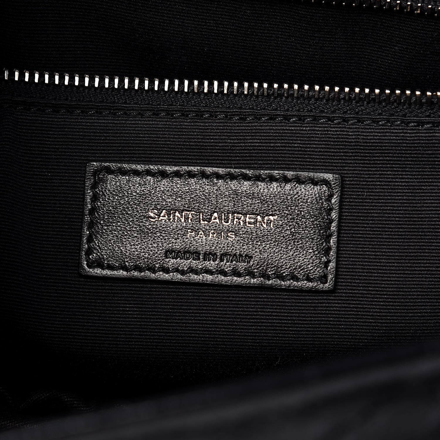 Saint Laurent Crinkled Calfskin Matelasse Monogram Medium Niki Chain Satchel Black 7 of 10