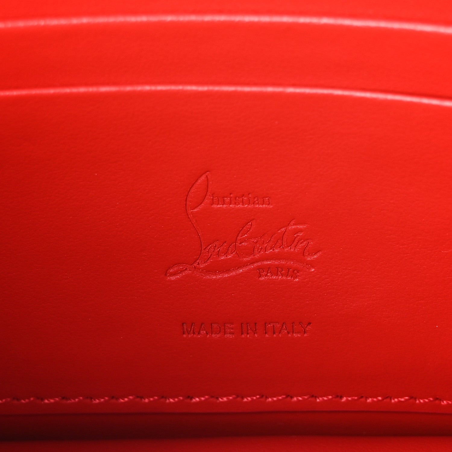 Christian Louboutin Metallic Textured Calfskin Loubi54 Crossbody Clutch Silver 6 of 9