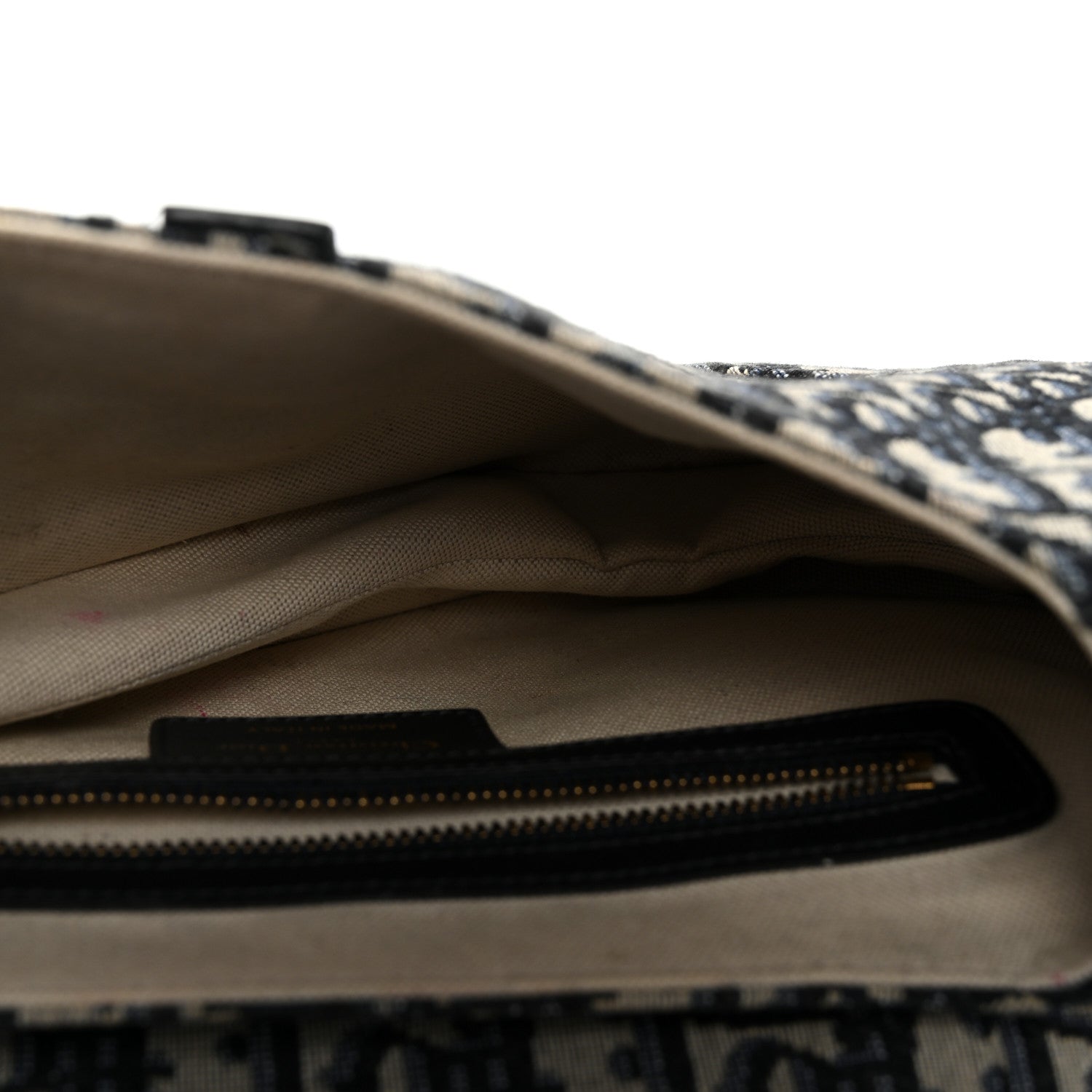 Christian Dior Oblique Saddle Bag Blue 5 of 10