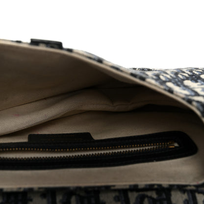 Christian Dior Oblique Saddle Bag Blue 5 of 10