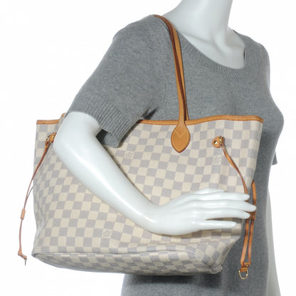 Louis Vuitton Damier Azur Neverfull MM 2 of 7