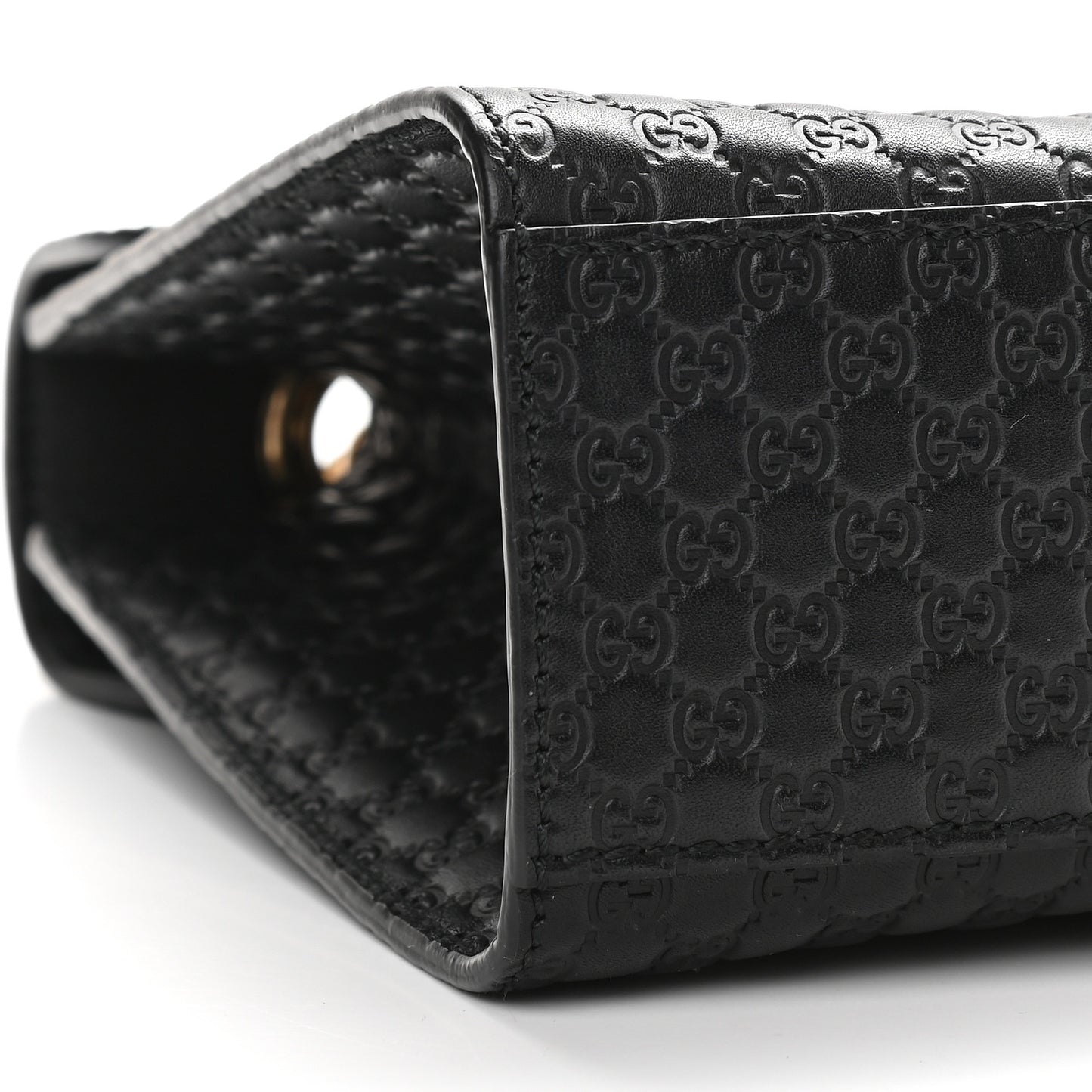 Microguccissima Medium Emily Chain Shoulder Bag Black