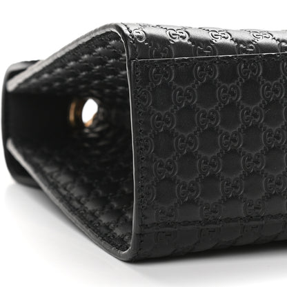 Gucci Microguccissima Medium Emily Chain Shoulder Bag Black 8 of 9