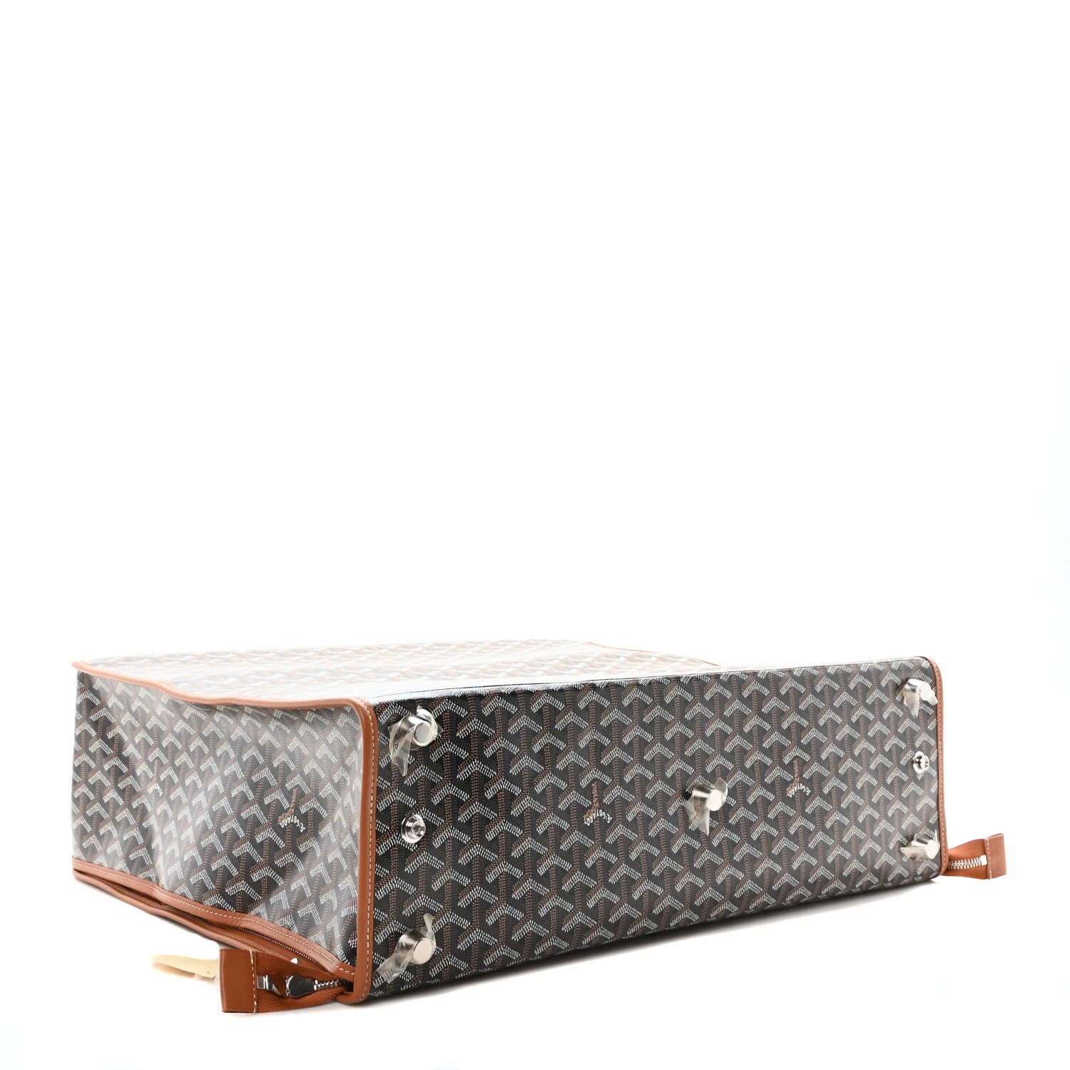 Goyard Goyardine Caravelle 50 Folding Suitcase Black Gold 3 of 8