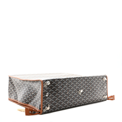 Goyard Goyardine Caravelle 50 Folding Suitcase Black Gold 3 of 8
