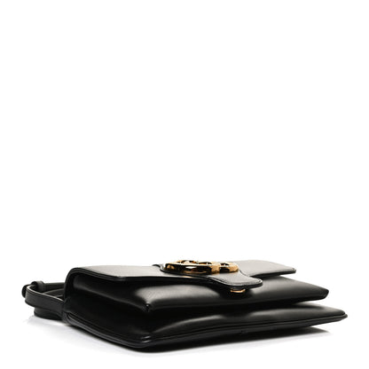 Gucci Vitello Palmellato Lux Small Arli Flap Shoulder Bag Black 4 of 13