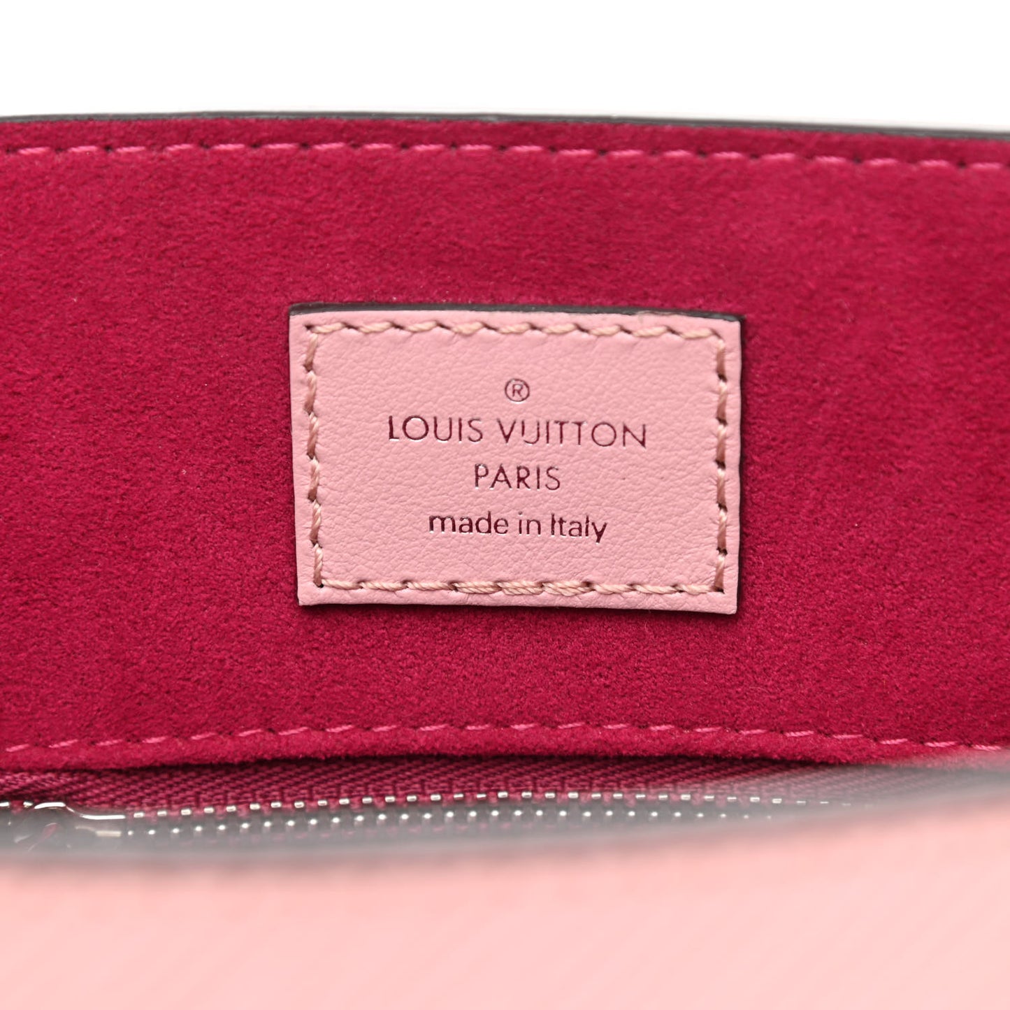 Epi Sac Plat BB Rose Ballerine