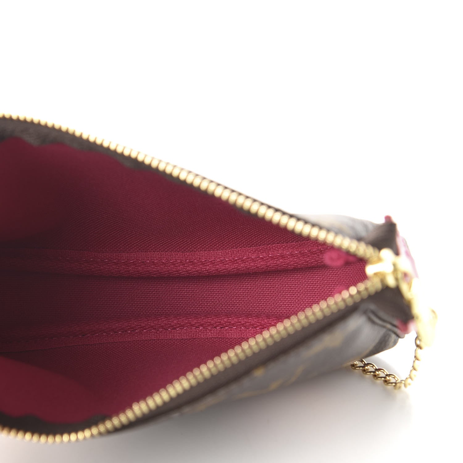 Louis Vuitton Monogram 2020 Christmas Animation Roller Coaster Mini Pochette Accessories Pivoine 5 of 11