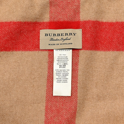 Burberry Cashmere Half Mega Check Pocket Cape Scarf Archive Beige 3 of 3