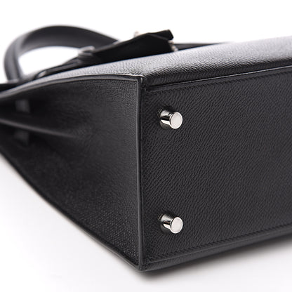 Hermes Epsom Kelly Sellier 25 Black 13 of 25