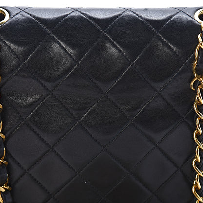 Chanel Lambskin Quilted Mini Square Flap Black 9 of 11