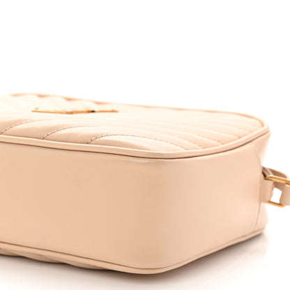 Saint Laurent Calfskin Matelasse Monogram Lou Camera Bag Dark Beige 10 of 10