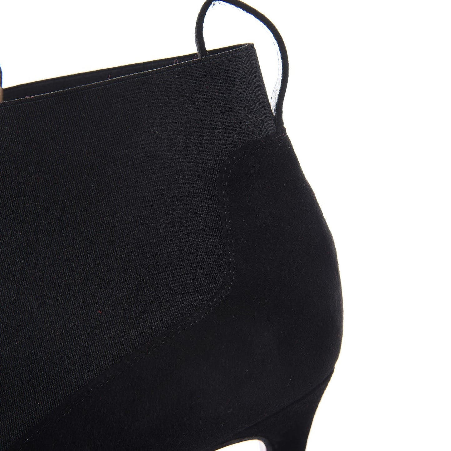 Suede Crochinetta 100 Ankle Boots 38.5 Black