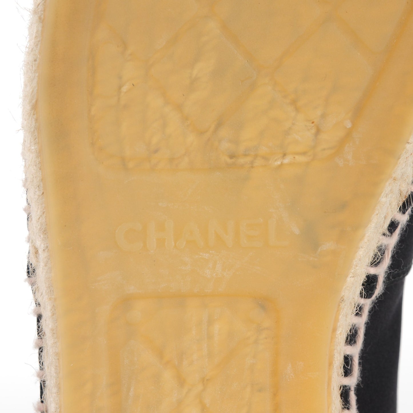 Satin CC Espadrilles 42 Black