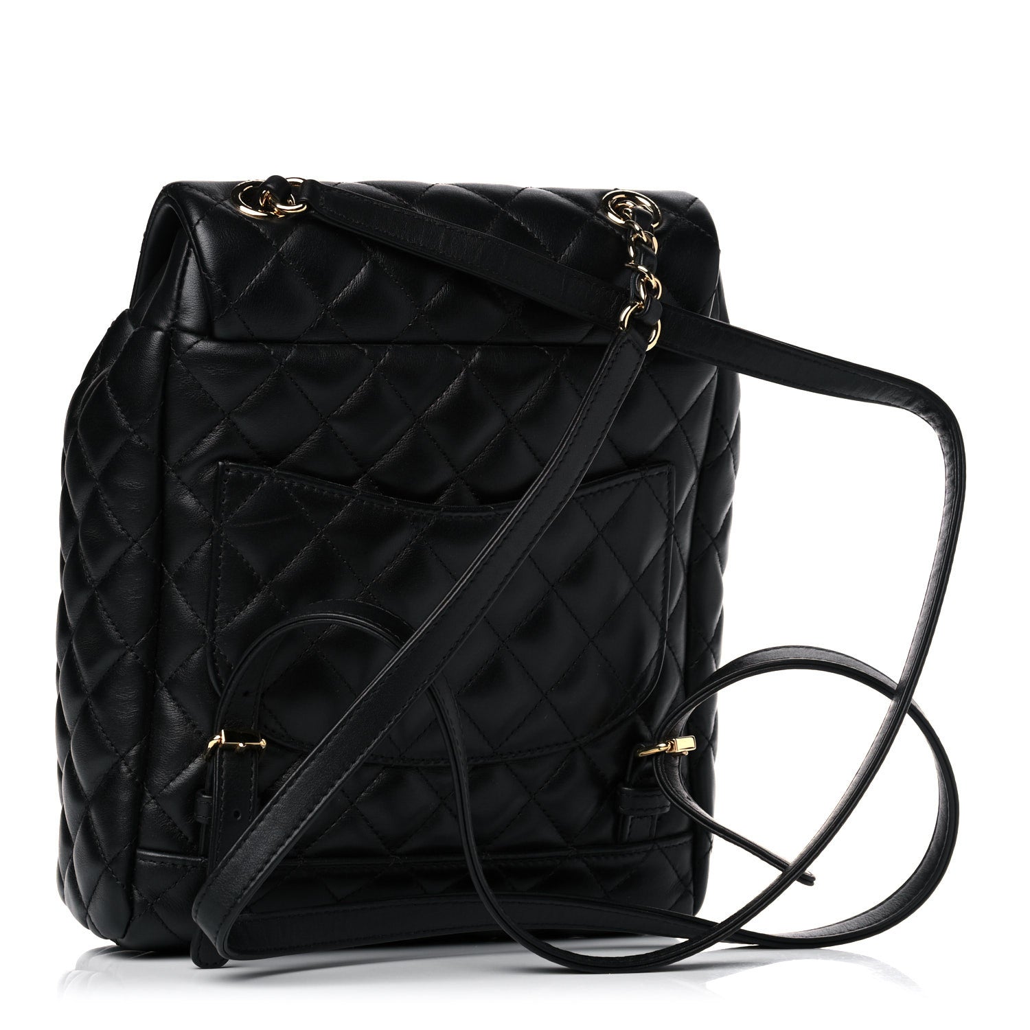 Chanel Lambskin Quilted Small Urban Spirit Backpack Black 2 of 11