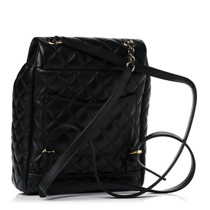 Chanel Lambskin Quilted Small Urban Spirit Backpack Black 2 of 11