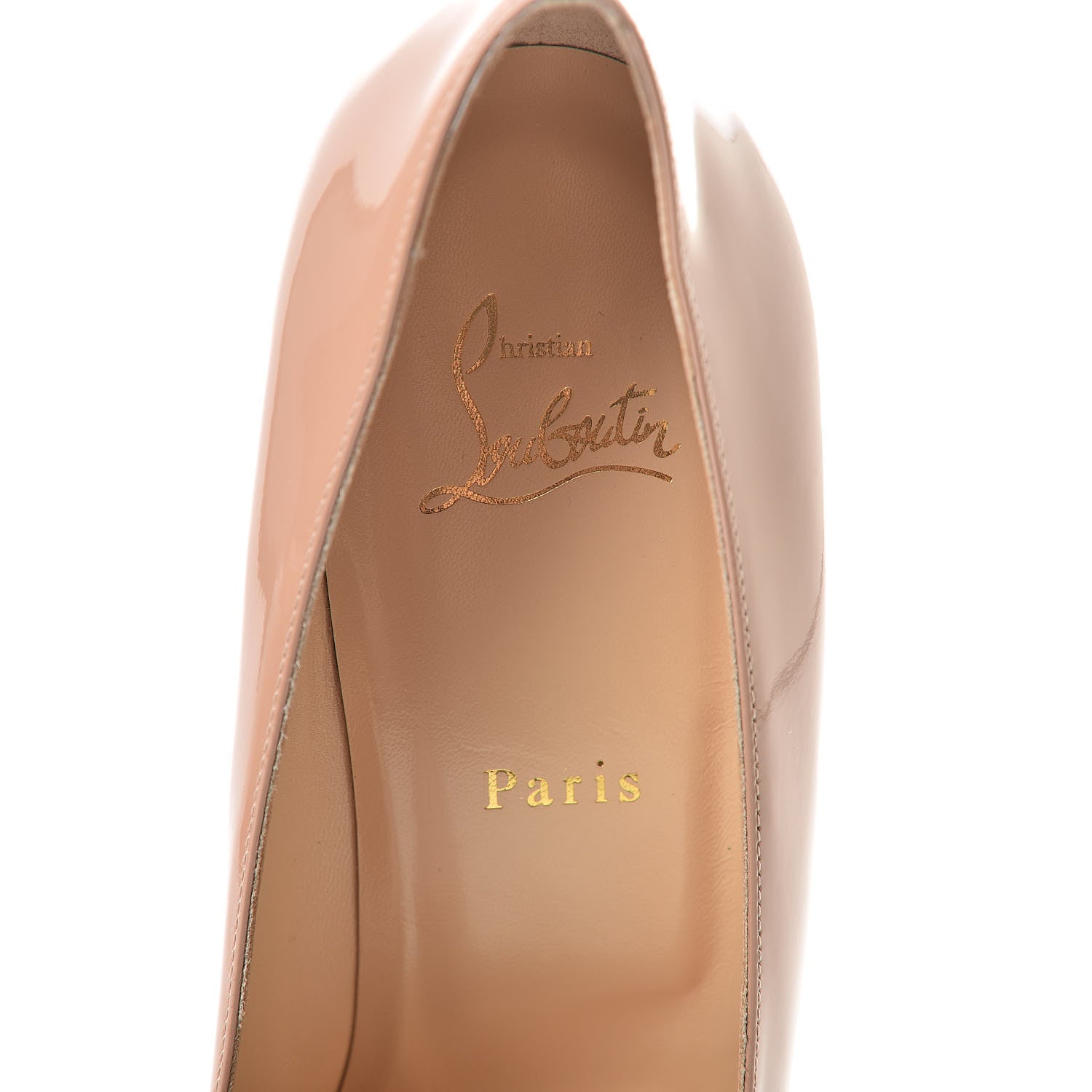 Christian Louboutin Patent Simple 100 Pumps 41.5 Nude 6 of 8