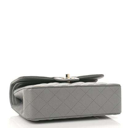 Chanel Caviar Quilted Small Double Flap Grey 4 of 10