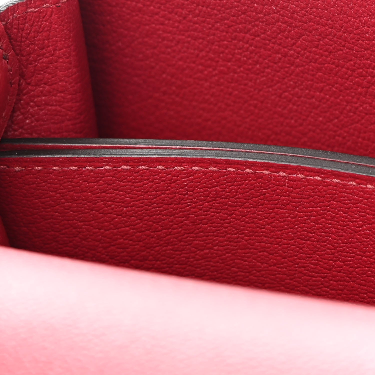 Hermes Evercolor Mini Sac Roulis Rouge Grenat 11 of 14