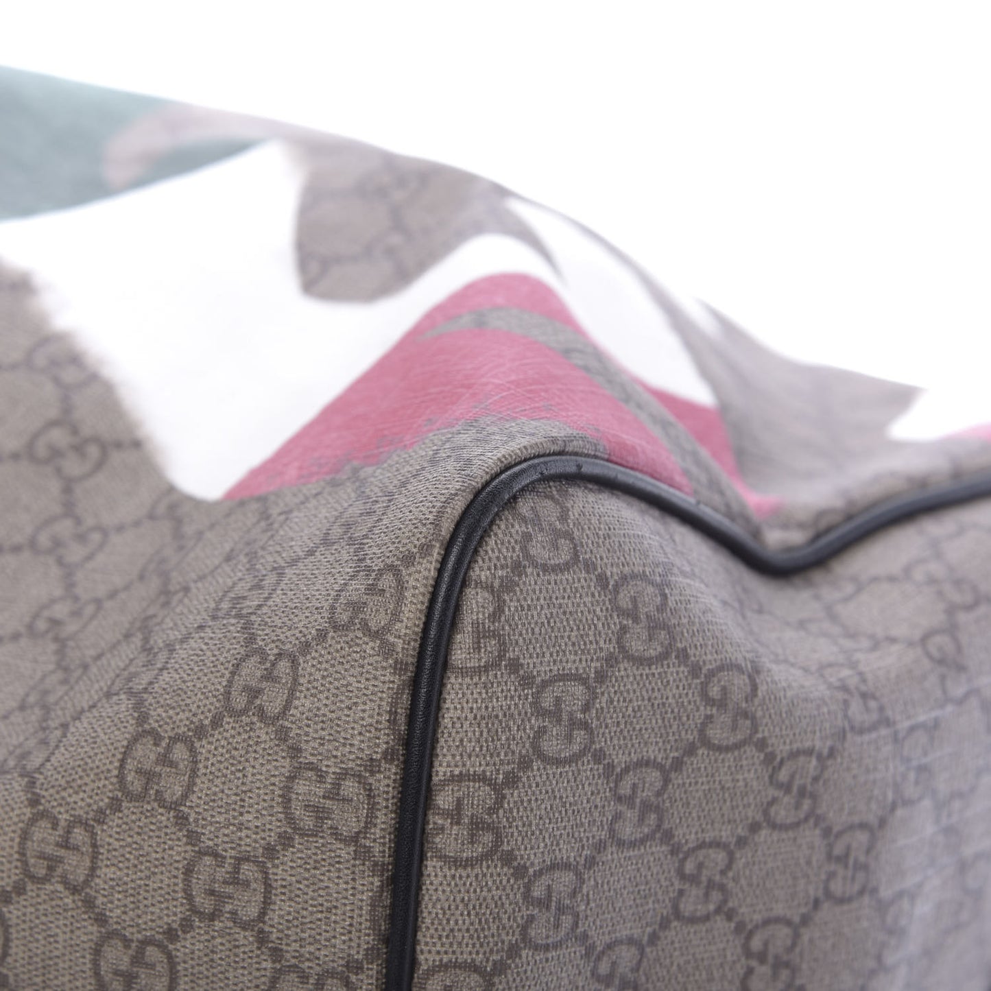 GG Plus Monogram Large Italy GG Flag Unicef Duffle Beige