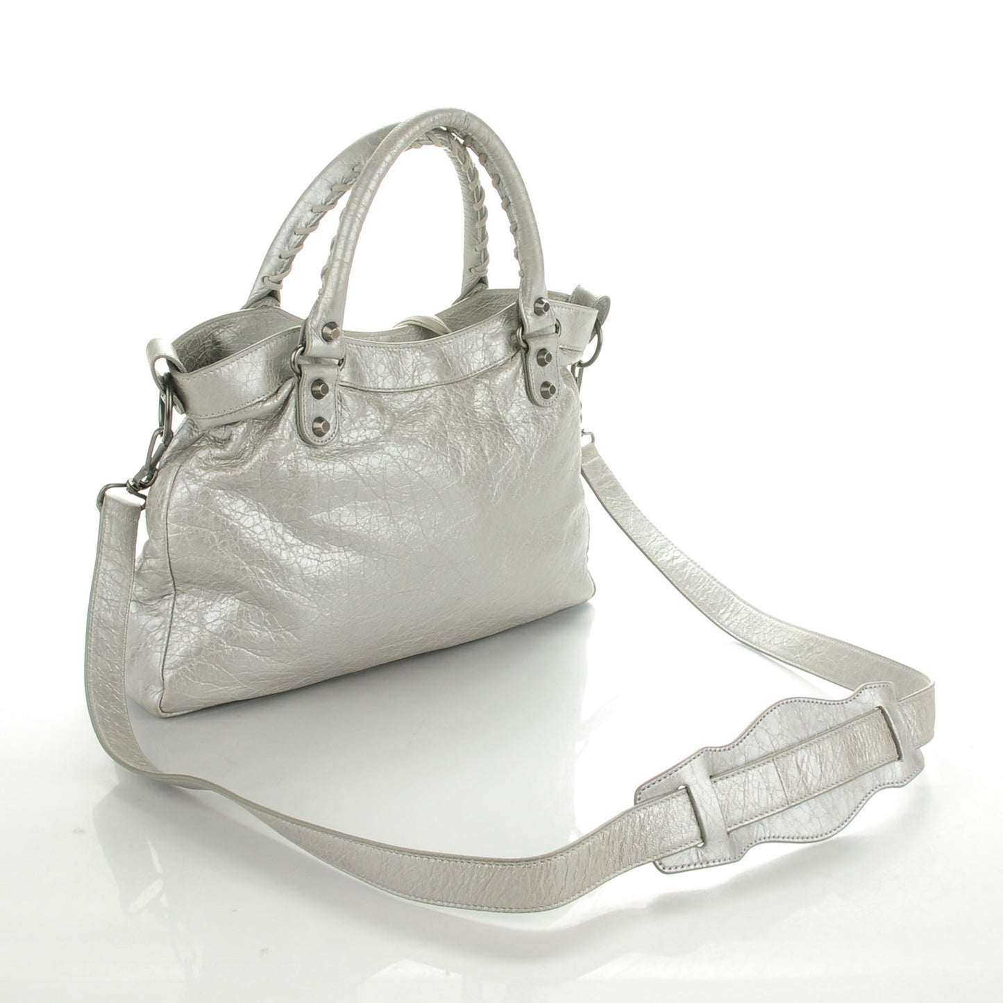 Metallic Agneau Classic Hardware Town Argent