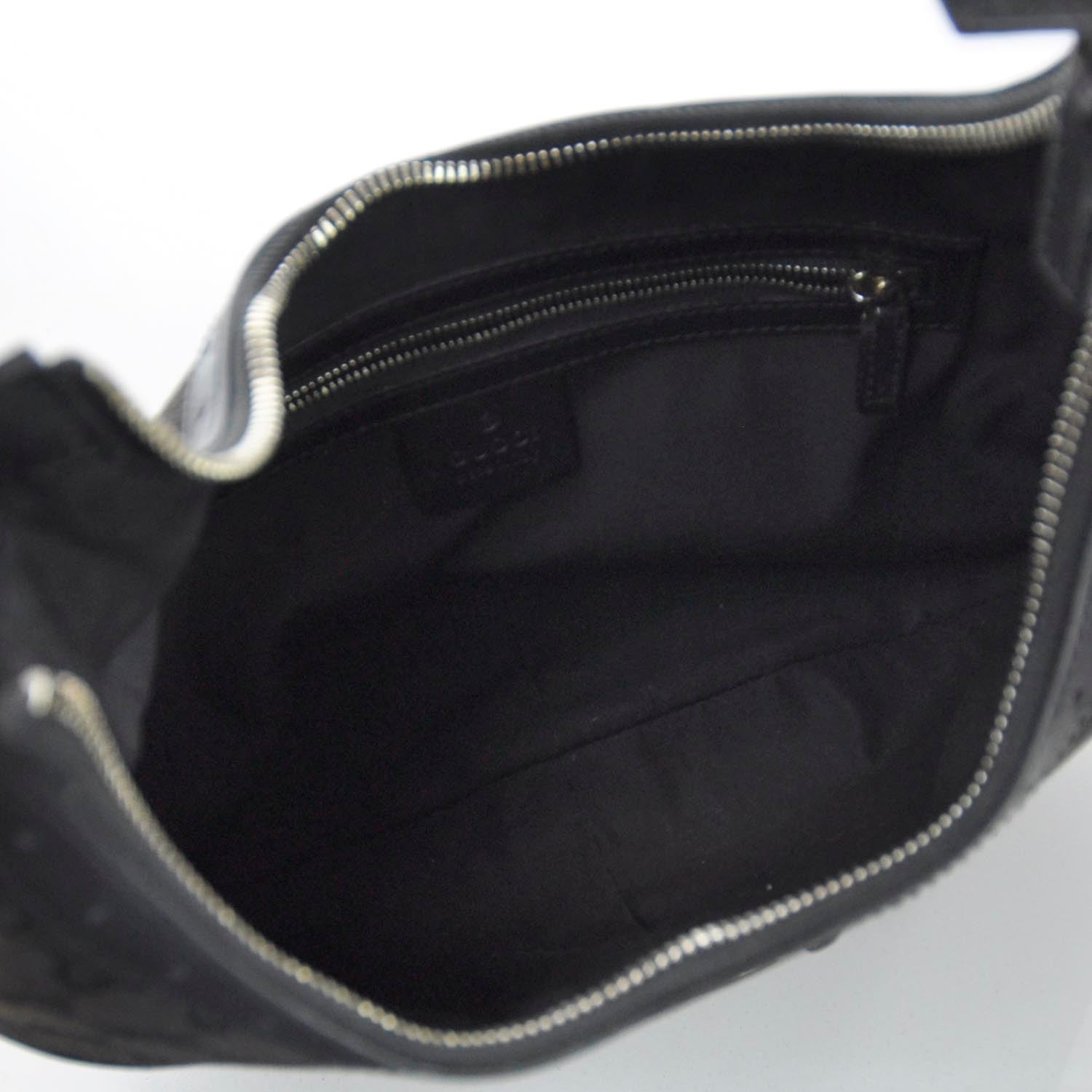 Gucci Monogram Reins Hobo Black 7 of 9
